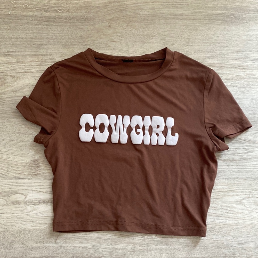 Brown cowgirl shirt